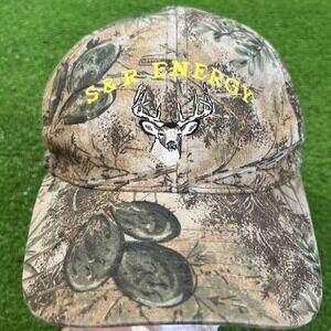 Vintage Game Guard Camo Hat One Size Texas Camo Canvas Hat Buck Deer Skull Logo